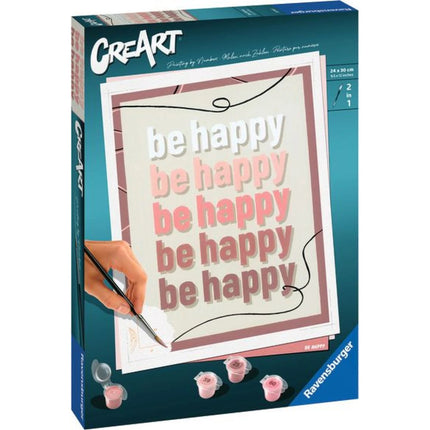 CreArt Buď šťastný: Be happy