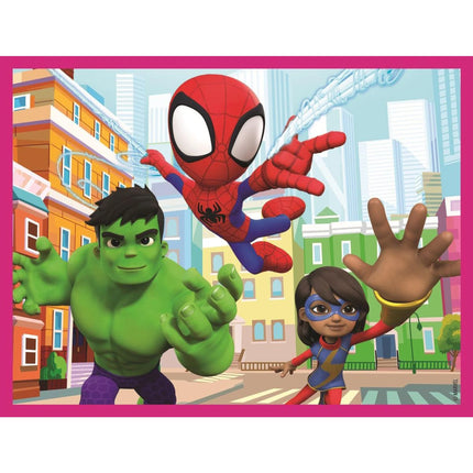 Puzzle Spidey and his amazing friends Obrázkové kostky 12 ks