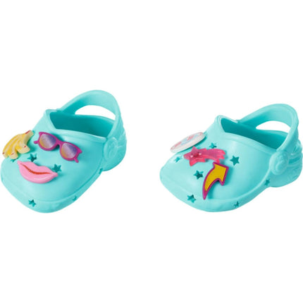 BABY born Gumové sandálky s ozdobami tyrkysové