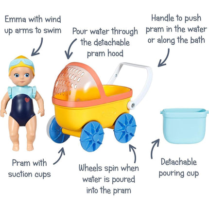 BABY born Splish Splash Kočárek s Emmou