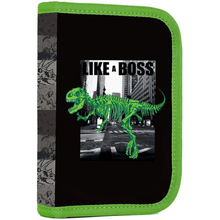 Oxybag Penál jednopatrový prázdný 2 chlopně OXY GO Dino