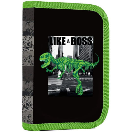 Oxybag Penál jednopatrový prázdný 2 chlopně OXY GO Dino