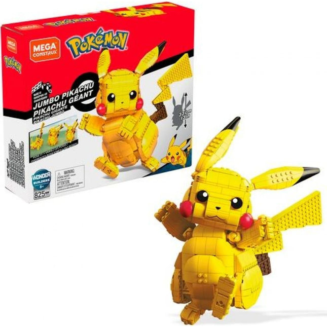 MEGA Postav a vystav si Pokémona Jumbo Pikachu 825 dílků
