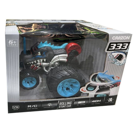 RC auto 5-kolové kaskadérské černé 1:16