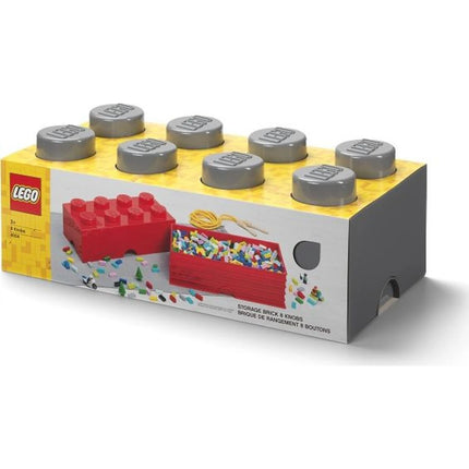 LEGO® Úložný box 25 x 50 x 18 cm Tmavě šedá