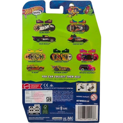 Hot Wheels Skates Sběratelská kolekce Fingerboard a boty Howlan and Rockster