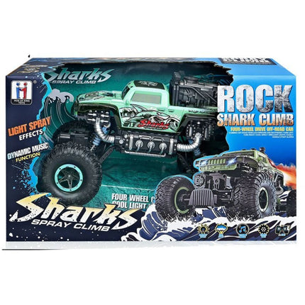 RC auto Rock Shark zelené