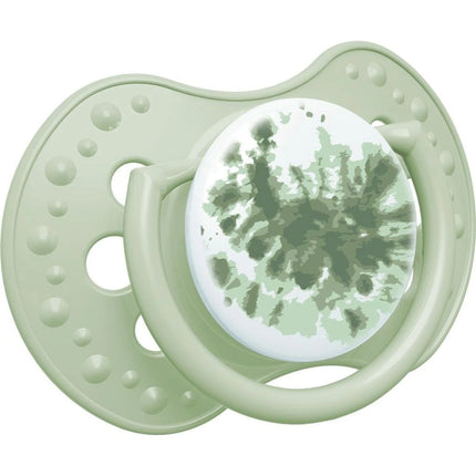 Dudlík silikonový dynamický Tie Dye 18m+ 2 ks holka