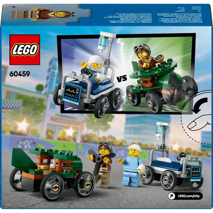 LEGO® City 60459 Závodní balíček: Letadlo vs. nemocniční lůžko