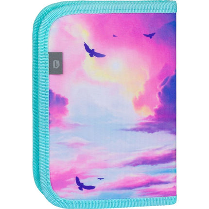 Školní penál klasik dvě chlopně Sova