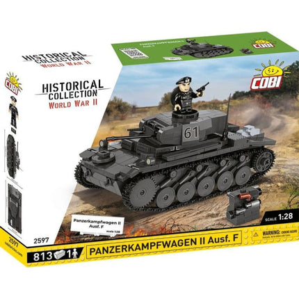 Cobi 2597 Panzerkampfwagen II Ausf. F 813 dílků