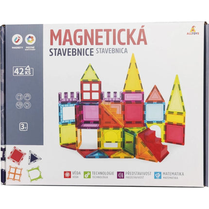 Magnetická stavebnice 42 ks Magnetic Tiles