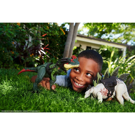 Obrovský útočící Dinosaurus Stegosaurus 35 cm - Jurský svět