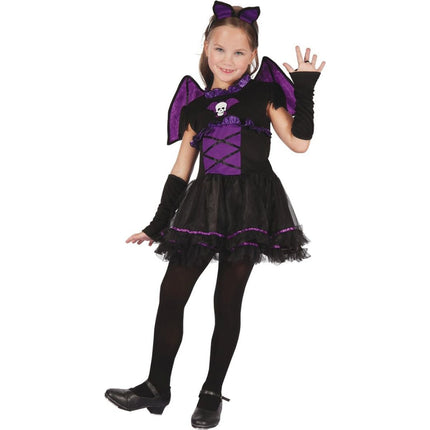 Dětský karnevalový kostým Netopýří královna 110 - 120 cm