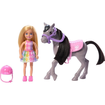 Barbie Chelsea s poníkem Herní set HTK29
