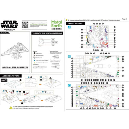Metal Earth 3D puzzle BIG Imperial Star Destroyer - Hvězdné války