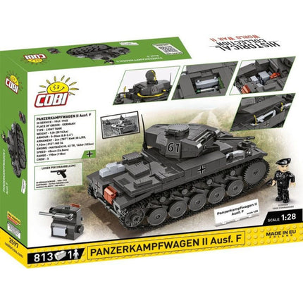 Cobi 2597 Panzerkampfwagen II Ausf. F 813 dílků