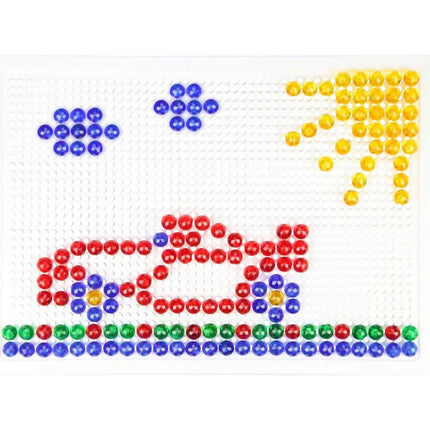 Mozaika velká, 260 ks, 10 mm krystal