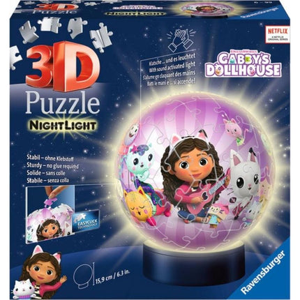 Puzzle Ball Gábinin kouzelný domek 72 dílků noční edice