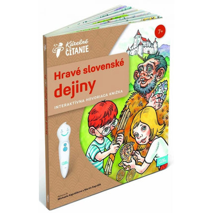 Kúzelné čítanie Kniha Hravé slovenské dejiny (slovenské vydanie)