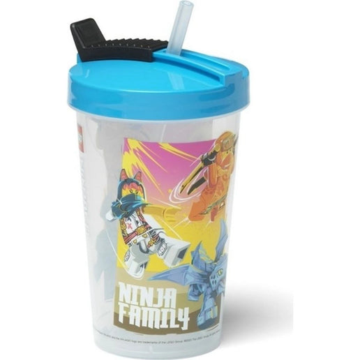 LEGO® Ninjago kelímek s brčkem Modrá