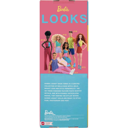 Barbie Looks brunetka s culíkem HJW82