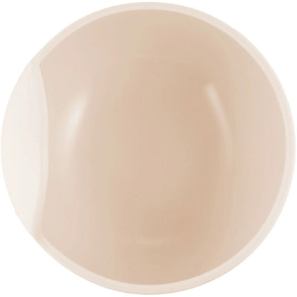 Silikonová miska s přísavkou 330 ml krémová