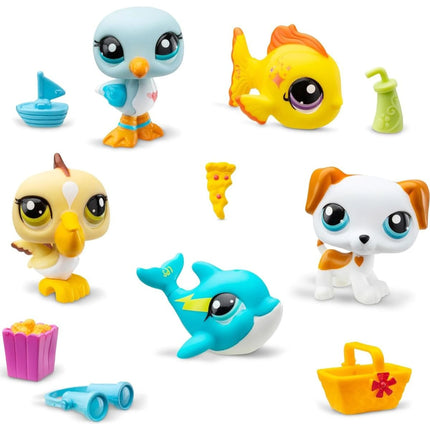 Littlest Pet Shop Balení 5 figurek Pláž