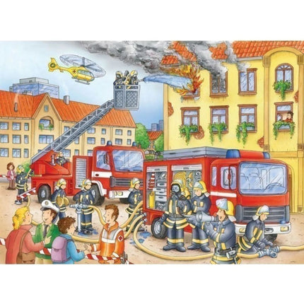 Ravensburger Puzzle: Hasiči 100 XXL dílků