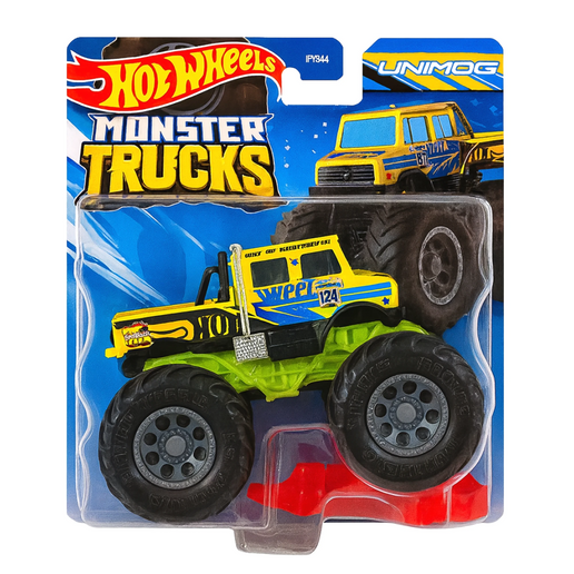 Hot Wheels Monster Trucks kaskadérské kousky 024 Unimog