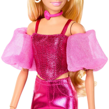 Barbie Deluxe modelka růžový korzet