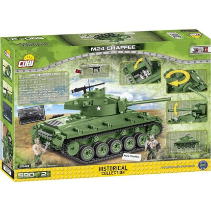 Cobi 2543 Malá armáda II. světová válka M24 Chaffee 590 dílků