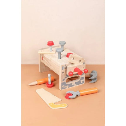 Dřevěná sada nářadí s ponkem Velký tesař
