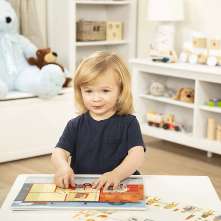 Melissa & Doug Blok s adhezními samolepkami Město