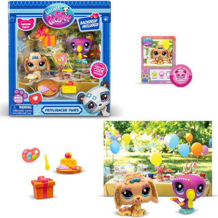 Littlest Pet Shop Balení 2 figurek Petfluenceři 102, 103