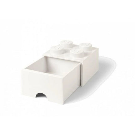 LEGO® Úložný box 4 se šuplíkem 25 x 25 x 18 cm Bílá