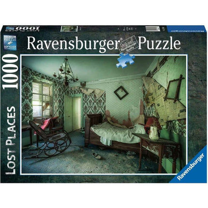 Ravensburger Puzzle: Ztracená místa: Zelená ložnice 1000 dílků