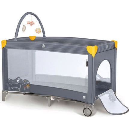 Asalvo Cestovní postýlka Complet duo puppy, druhé dno, hrazdička