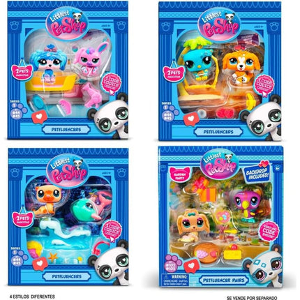 Littlest Pet Shop Balení 2 figurek Petfluenceři 46, 47