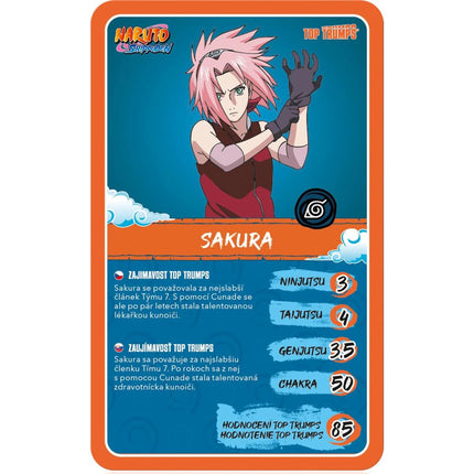 Top Trumps Collectibles Naruto cs a SK verze