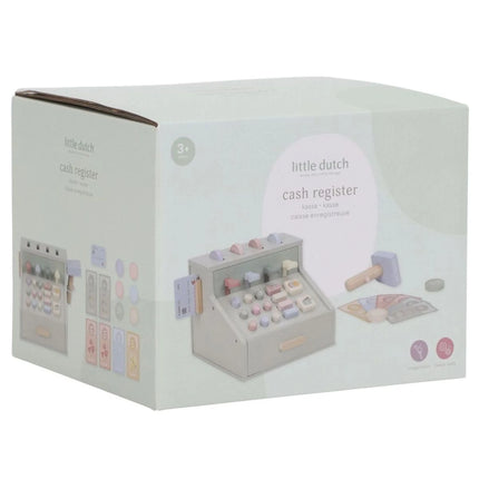 Pokladna se skenerem a čtečkou karet dřevěná