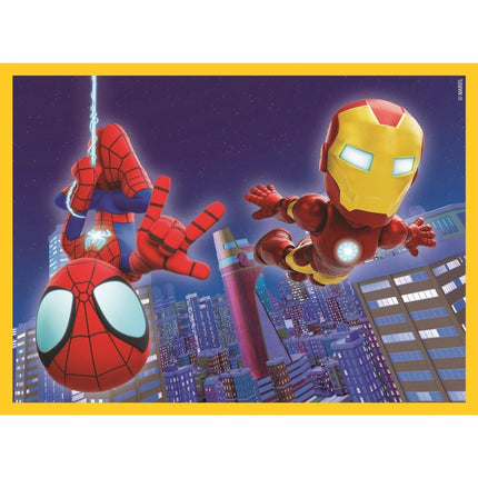 Puzzle Spidey and his amazing friends Obrázkové kostky 12 ks