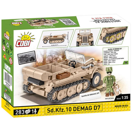 Cobi 2273 II. světová válka Sd. Kfz. 10 Demag 283 dílků