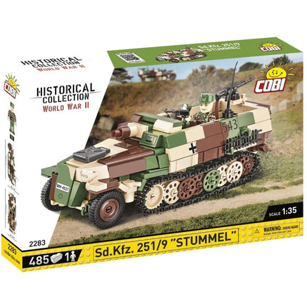 Cobi 2283 II. světová válka Sd. Kfz. 251 9 Stummel 485 dílků