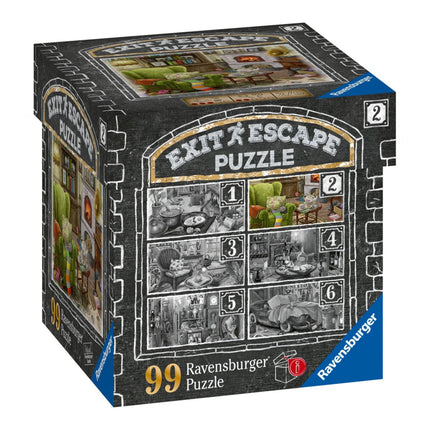 Ravensburger Puzzle: EXIT Obývací pokoj 99 dílků