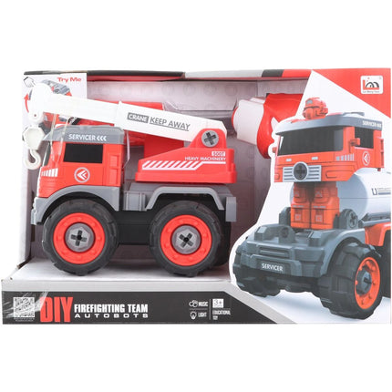 Šroubovací hasičcké auto na dálkové ovládání