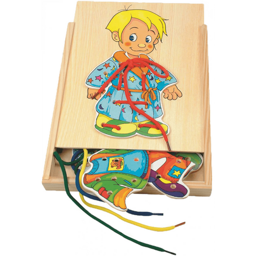 Šněrovací šatní skříň Kluk