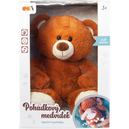 Medvídek vyprávějící pohádky 30 cm (česká verze)