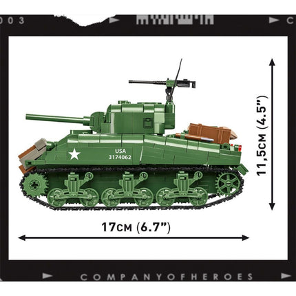 Cobi 3044 Company of Heroes Sherman M4A1 615 dílků