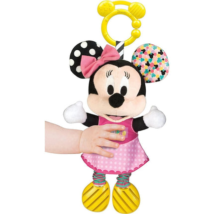 Baby Minnie plyšová se zvuky a úchytem 25 cm